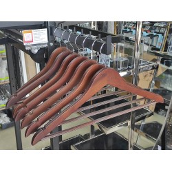 Плечики дерев`янні 42см./1,6см (коричневі)